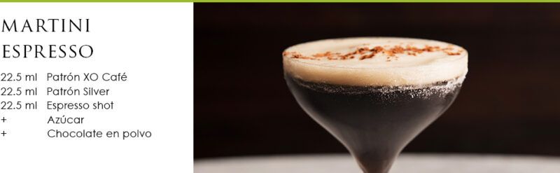 Martini-Espress-Cocktail mit Patron XO Cafe