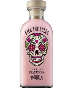 Botella Kick The Rules Crema de Fresa con Tequila