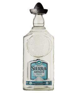 Botella Tequila Sierra Antiguo Plata frontal