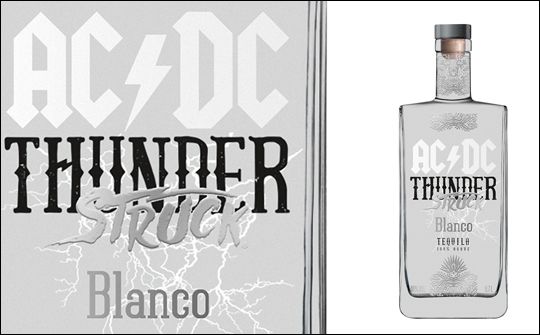 Logo Tequila AC DC Thunderstruck Blanco