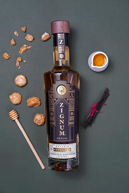 Mezcal ZIGNUM Reposado con miel