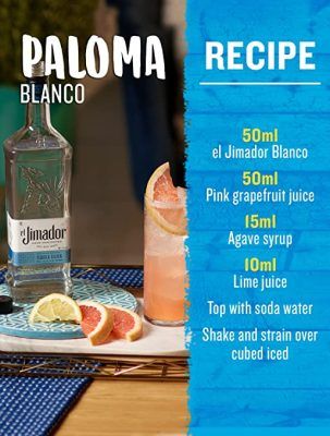 PALOMA with Jimador Blanco cocktail recipe