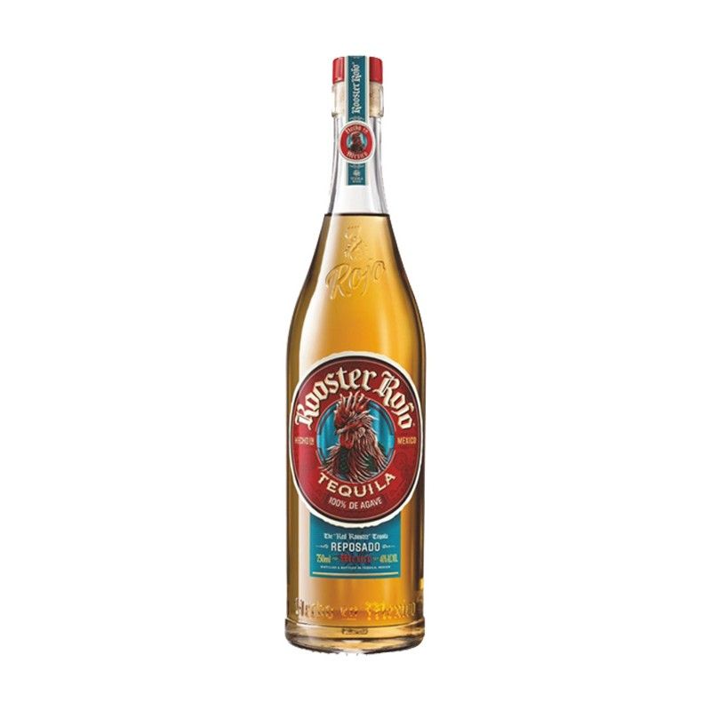 Botella Tequila Rooster Rojo Reposado
