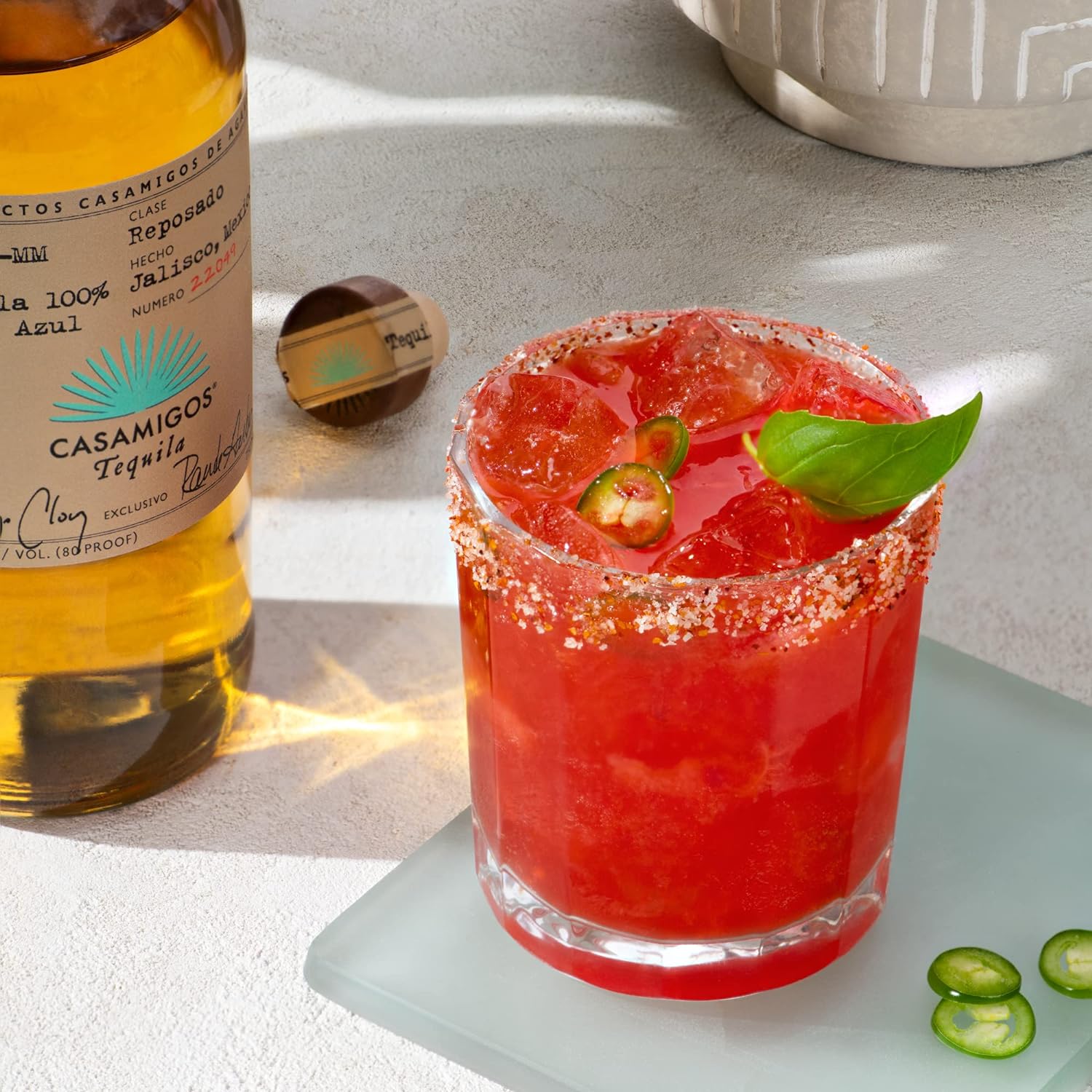 Coctel con Tequila Casamigos Reposado