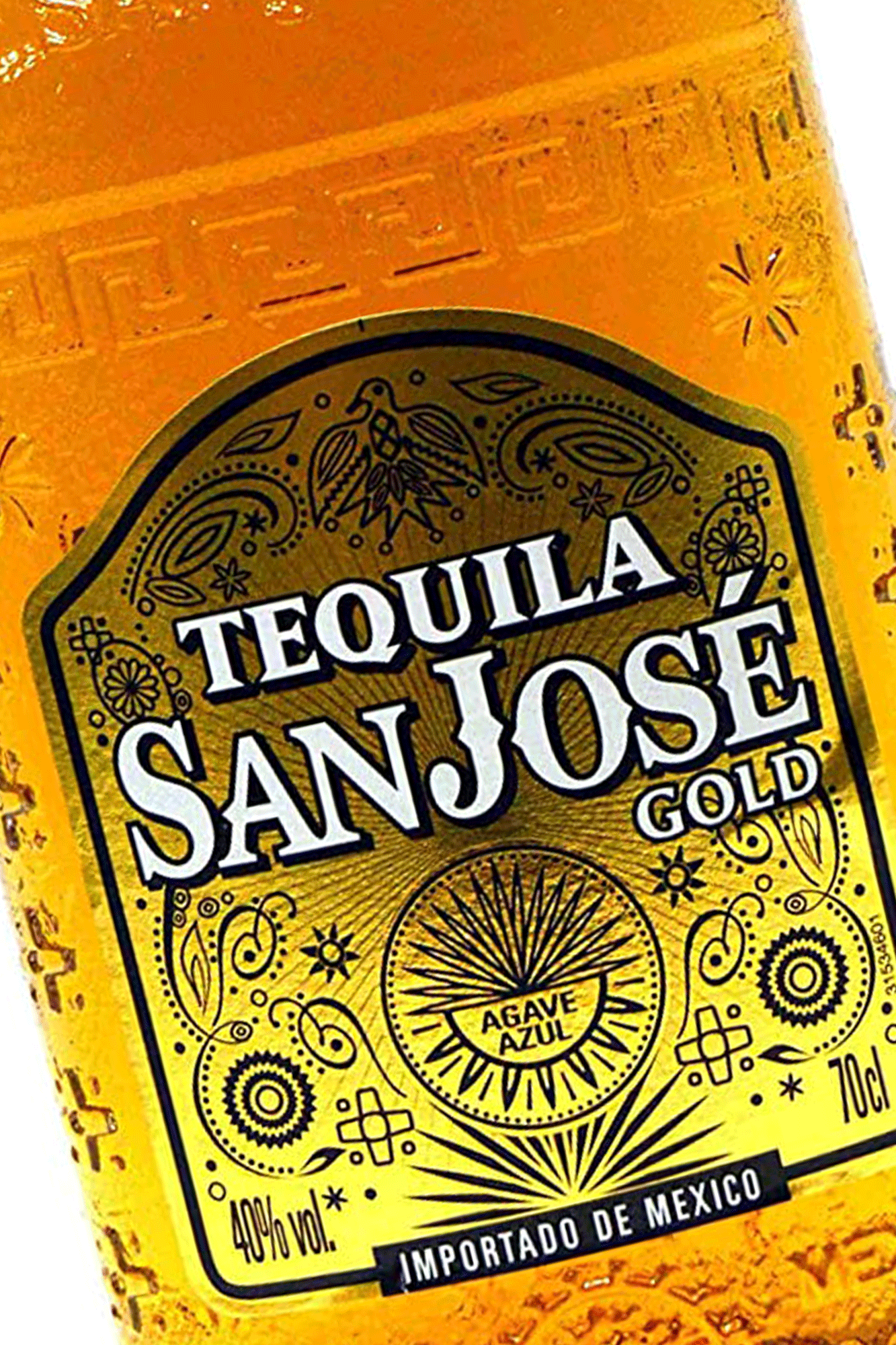Etiqueta Tequila San Jose Gold