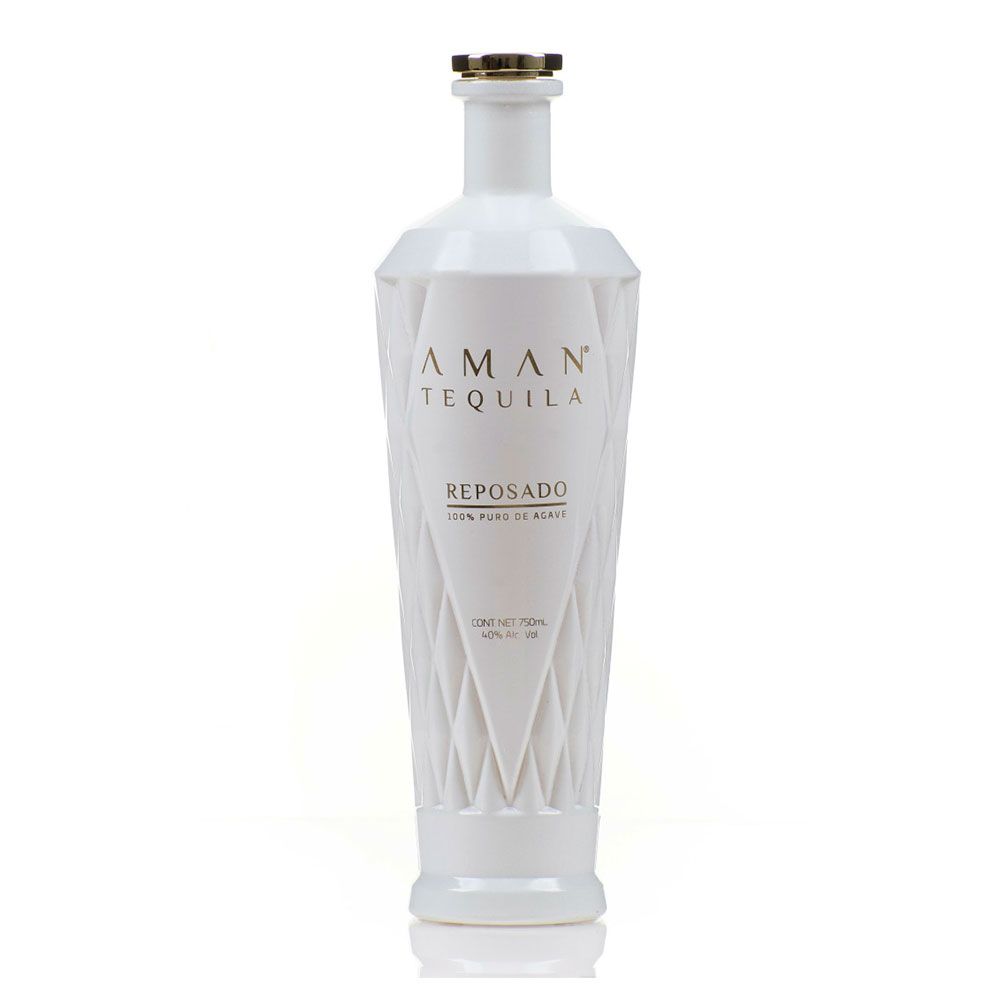 Botella Tequila Aman Reposado