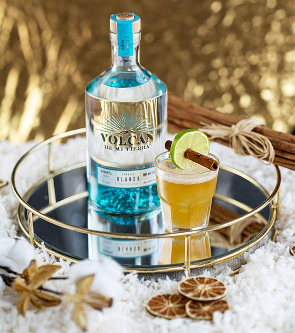 Coctel Margarita con tequila VOLCAN MI TIERRA Blanco